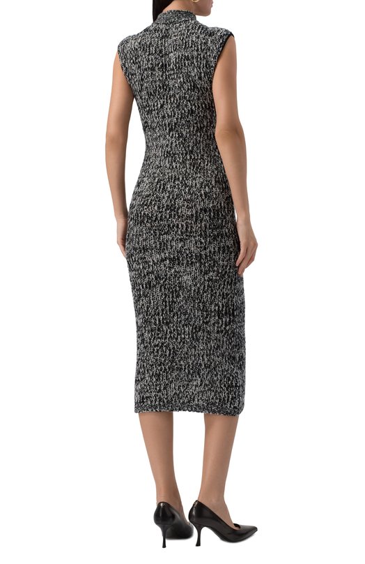 Платье из шерсти и кашемира Giambattista Valli 25FWPVCM0M19/15WCA Серый  25FWPVCM0M19/15WCA Фото 4