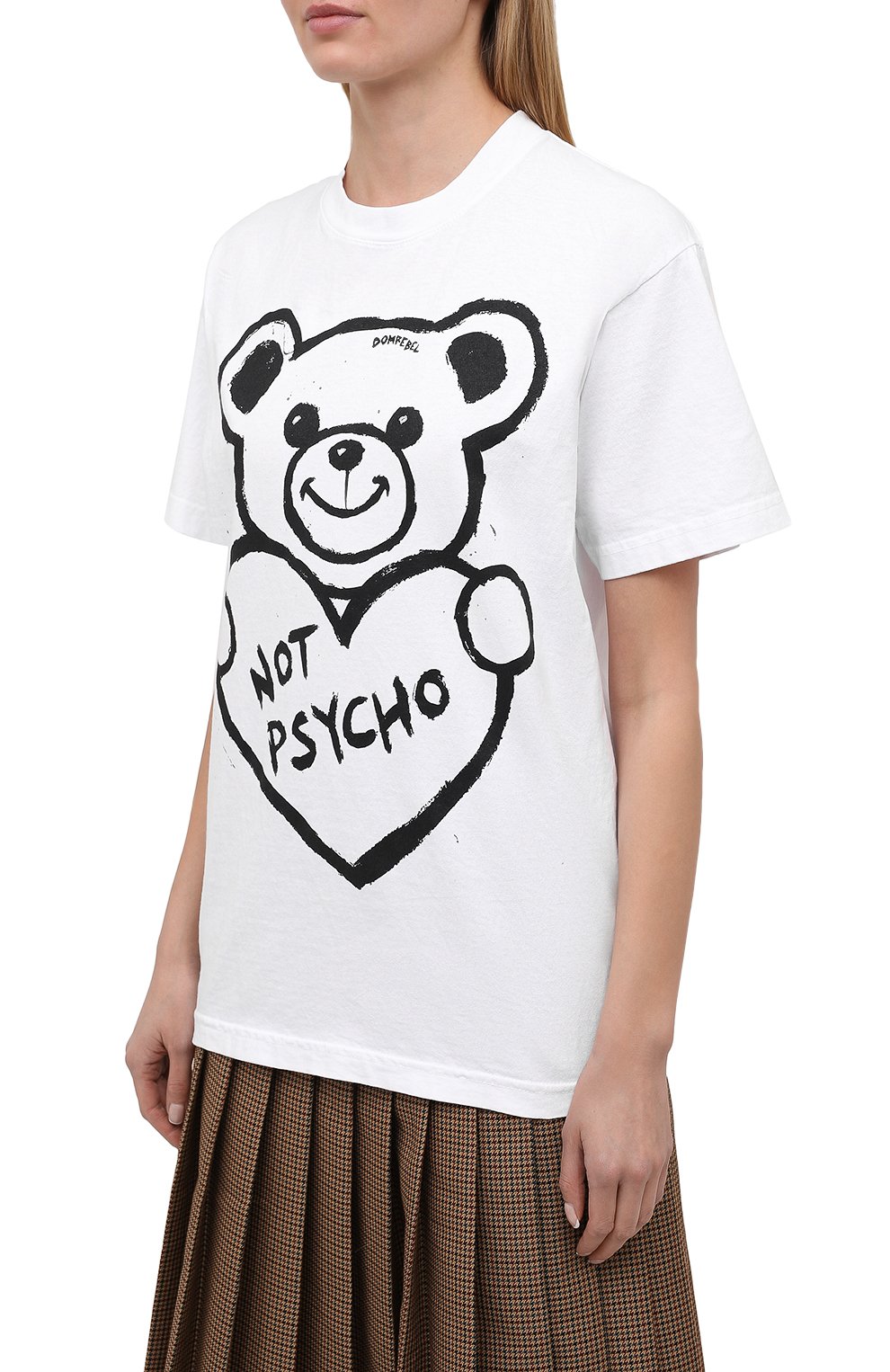 Хлопковая футболка DOMREBEL, арт. PSYCH0/B0X T-SHIRT/W, фото 3