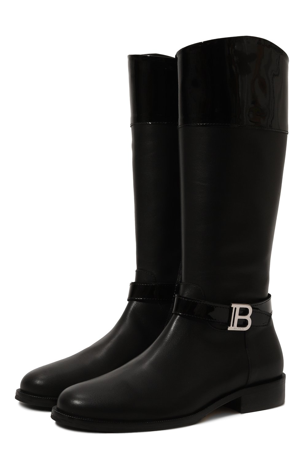 Кожаные сапоги BALMAIN, арт. BV0A76, фото 1