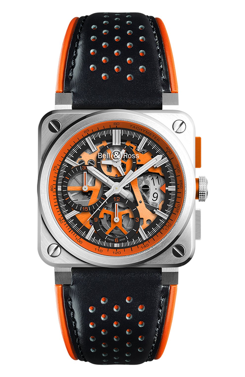 Часы "aero gt orange" BELL AND ROSS, арт. BR0394-SC-ORA/SCA, фото 1