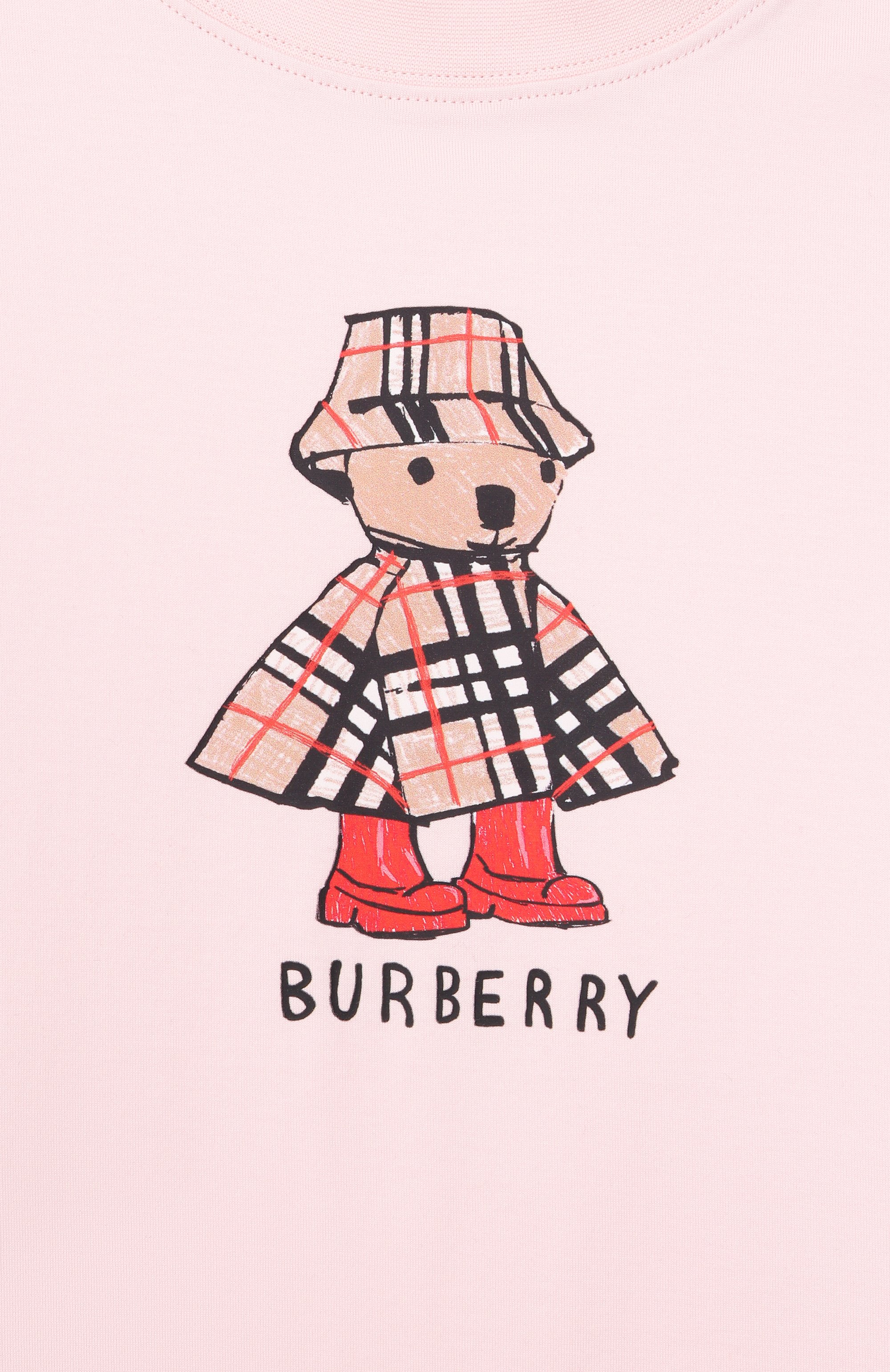 Хлопковая футболка BURBERRY, арт. 8117421, фото 3