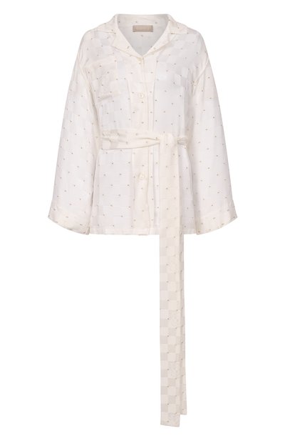 Женская шелковая рубашка ELIE SAAB, арт. SH147NRC26/VI007