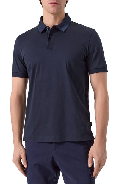 Хлопковое поло BOSS, арт. 50531791, фото 3