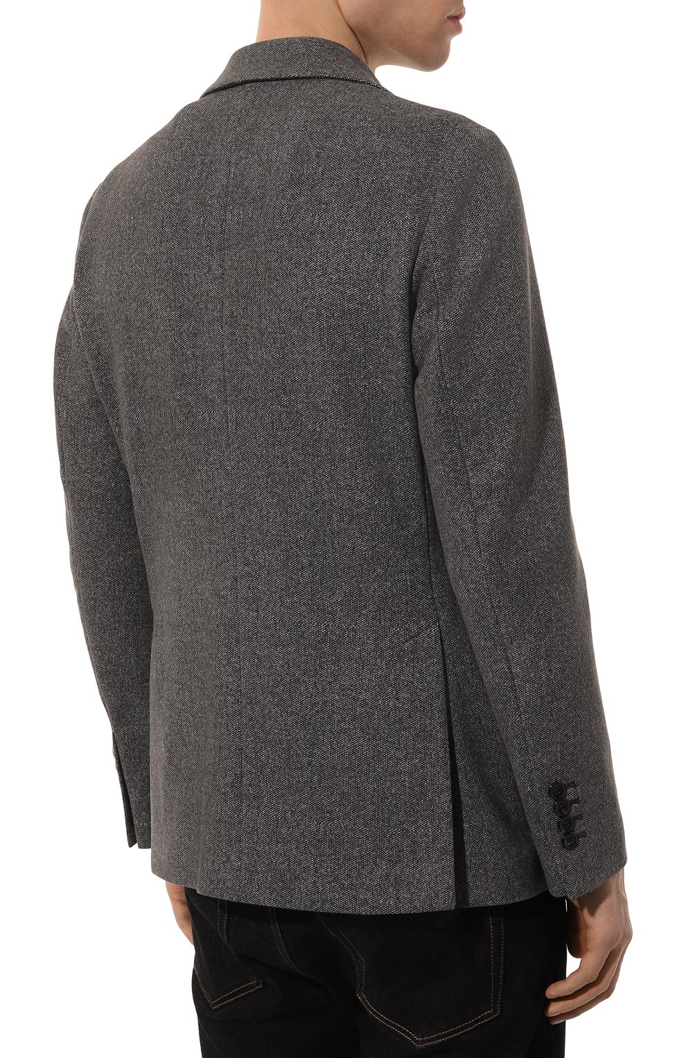 Хлопковый пиджак CIRCOLO 1901 темно-серого цвета по цене 52750 руб., арт. CN4522, фото 6 Хлопковый пиджак CIRCOLO 1901, арт. CN4522, фото 6