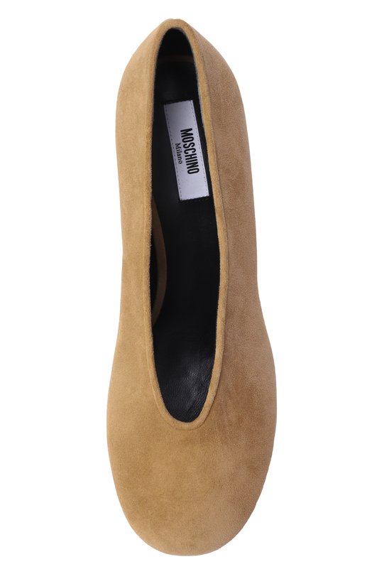 Замшевые туфли Duck 55 Moschino MA10015C10/ME0 Бежевый  MA10015C10/ME0 Фото 6
