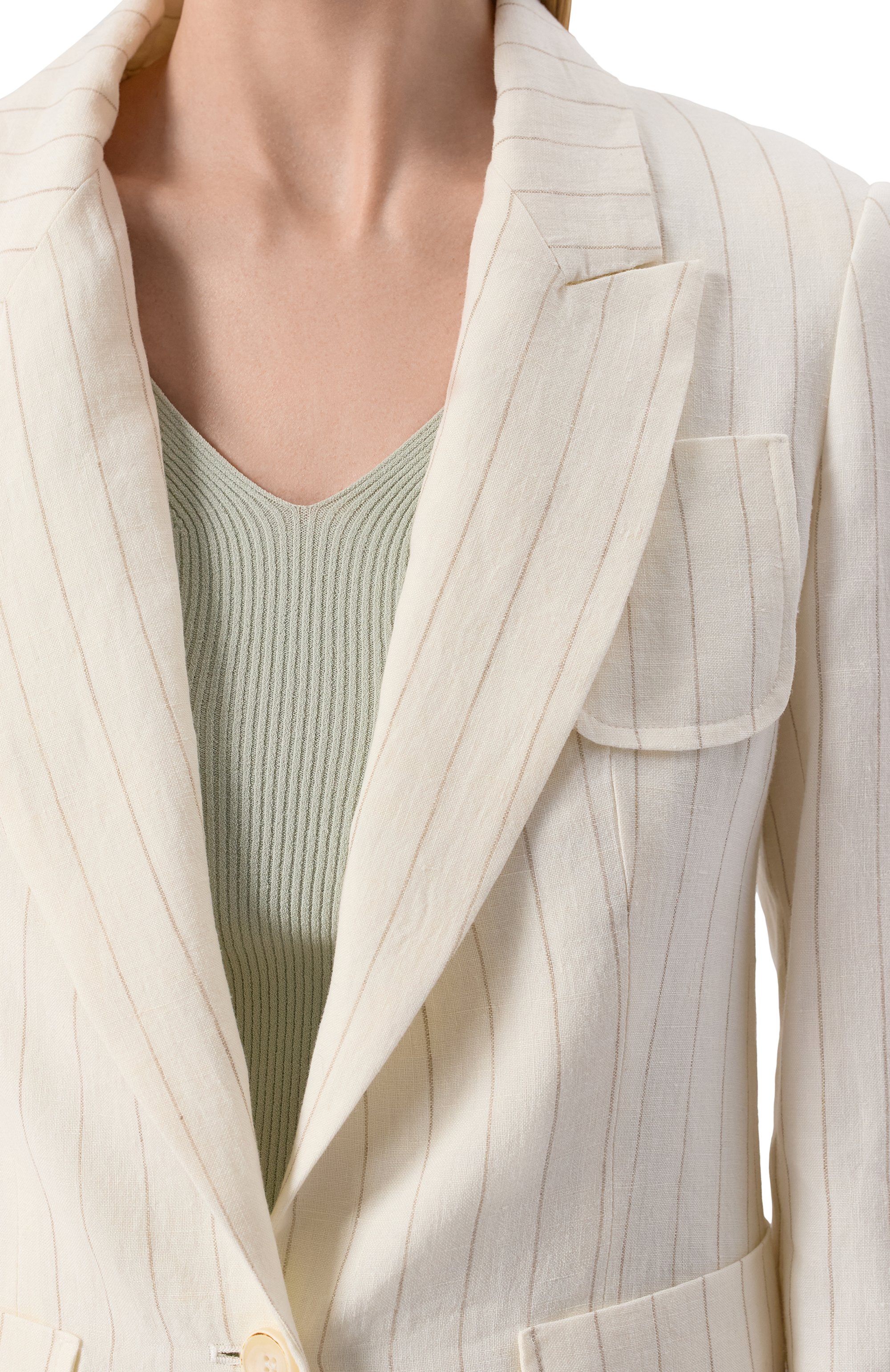 Льняной жакет FORTE DEI MARMI COUTURE, арт. 25SF5414, фото 5