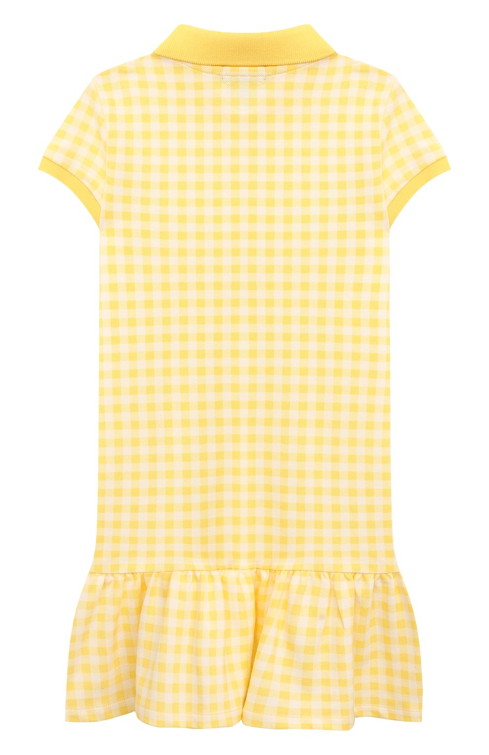 Хлопковое платье POLO RALPH LAUREN желтого цвета по цене 12500 руб., арт. 313868759, фото 2 Хлопковое платье POLO RALPH LAUREN, арт. 313868759, фото 2