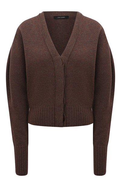 Женский кардиган из шерсти и кашемира LOW CLASSIC, арт. L0W21FW_KN04BR