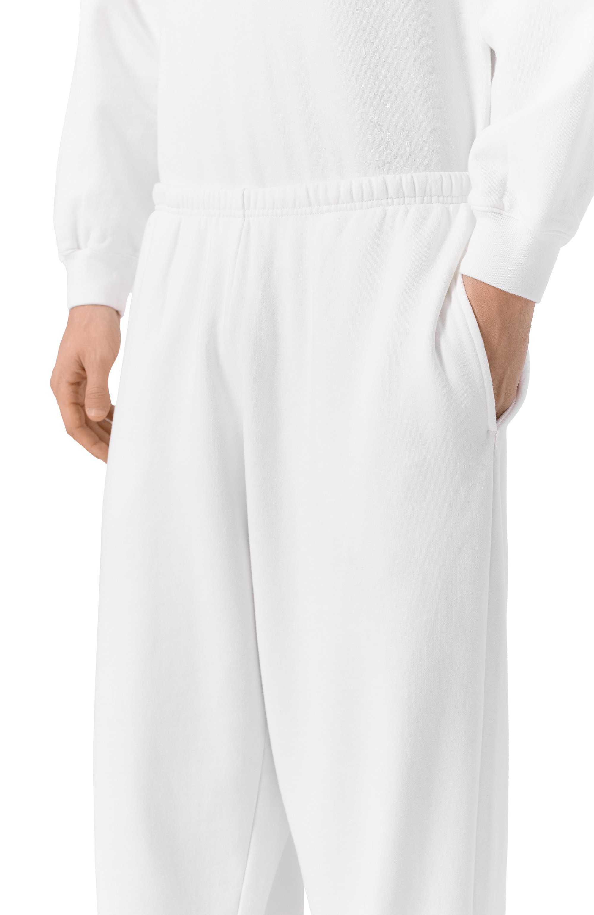 Хлопковые джоггеры ГОША РУБЧИНСКИЙ, арт. SWP_0102_WHITE, фото 5