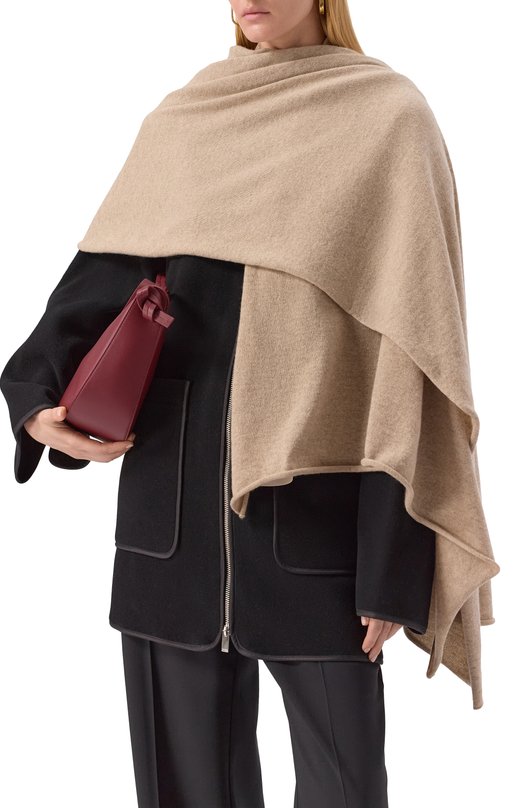 Кашемировый шарф Jil Sander J40TE0005/J13204 Бежевый  J40TE0005/J13204 Фото 2
