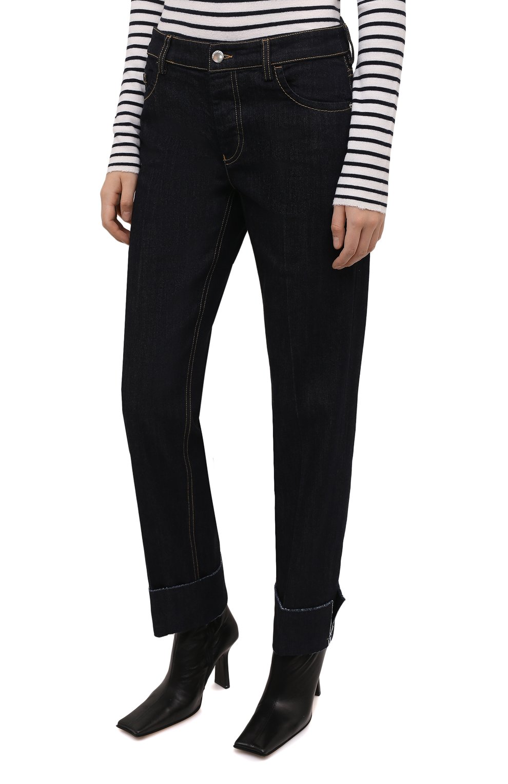Джинсы EMPORIO ARMANI синего цвета по цене 23800 руб., арт. 3L2J04/2DP1Z, фото 3 Джинсы EMPORIO ARMANI, арт. 3L2J04/2DP1Z, фото 3