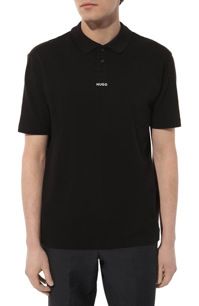 Хлопковое поло HUGO, арт. 50493206, фото 3