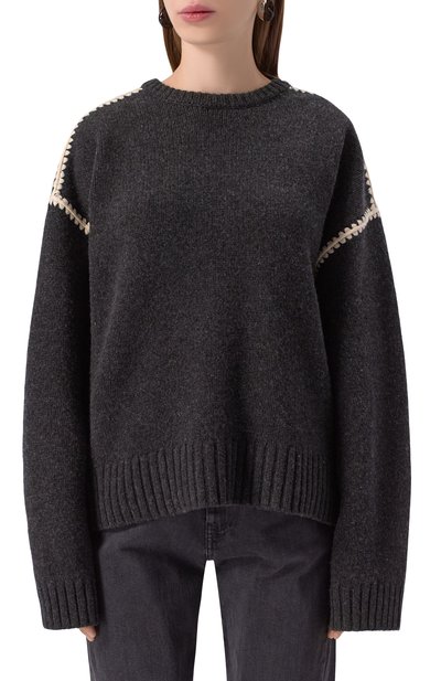 Свитер из шерсти и кашемира TOTEME, арт. 241-WRT1025-YA0004, фото 3