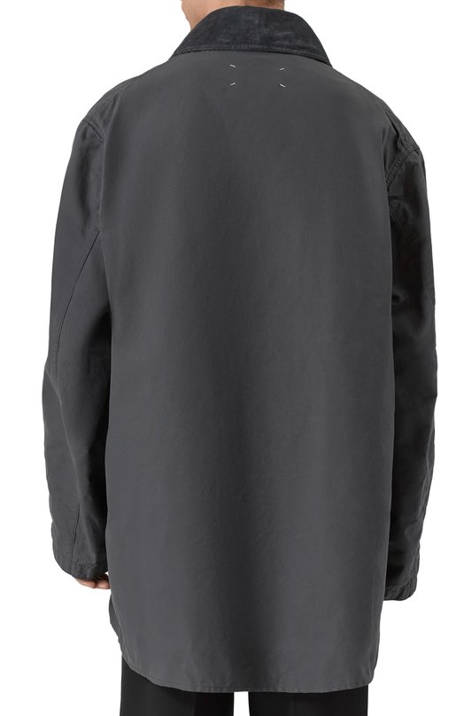 Хлопковая куртка Maison Margiela S50AM0633/M35282 Серый  S50AM0633/M35282 Фото 4