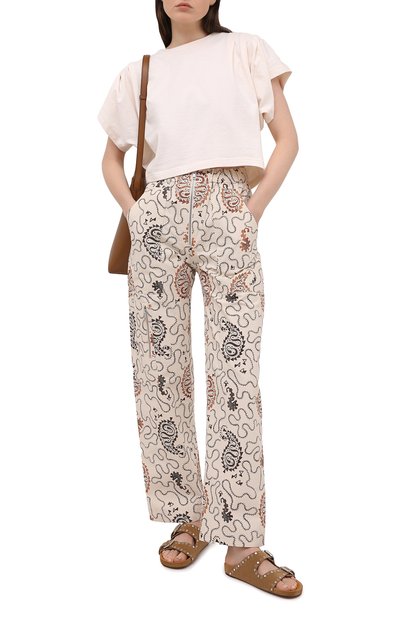 Хлопковая футболка ISABEL MARANT, ар т. TS0779-21P027I/ZINALIA, фото 2