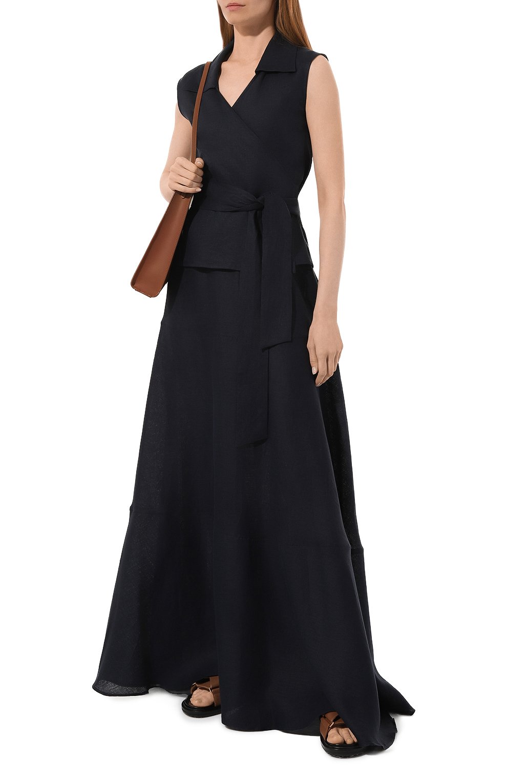 Льняной топ KITON, арт. D53466H05953, фото 2