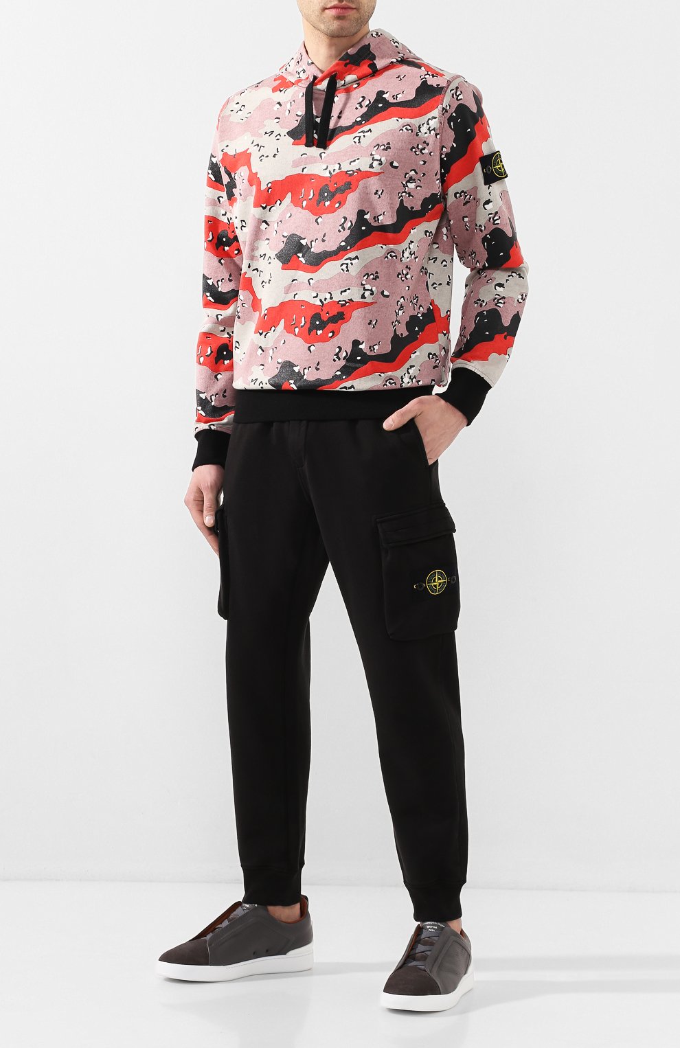 Хлопковое худи STONE ISLAND, арт. 7215668E6, фото 2