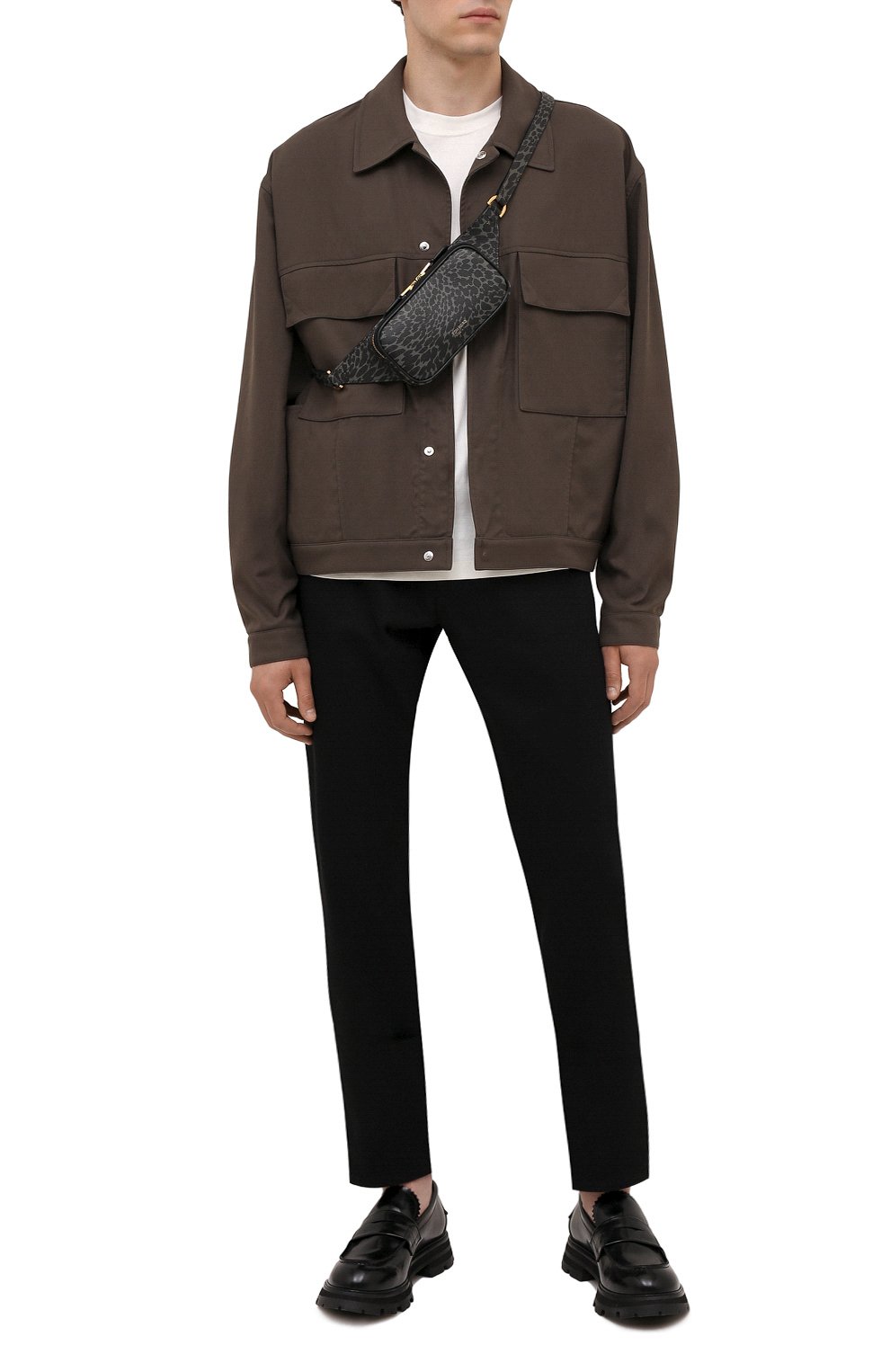 Кожаная поясная сумка TOM FORD, арт. Y0312T-ICL021, фото 2