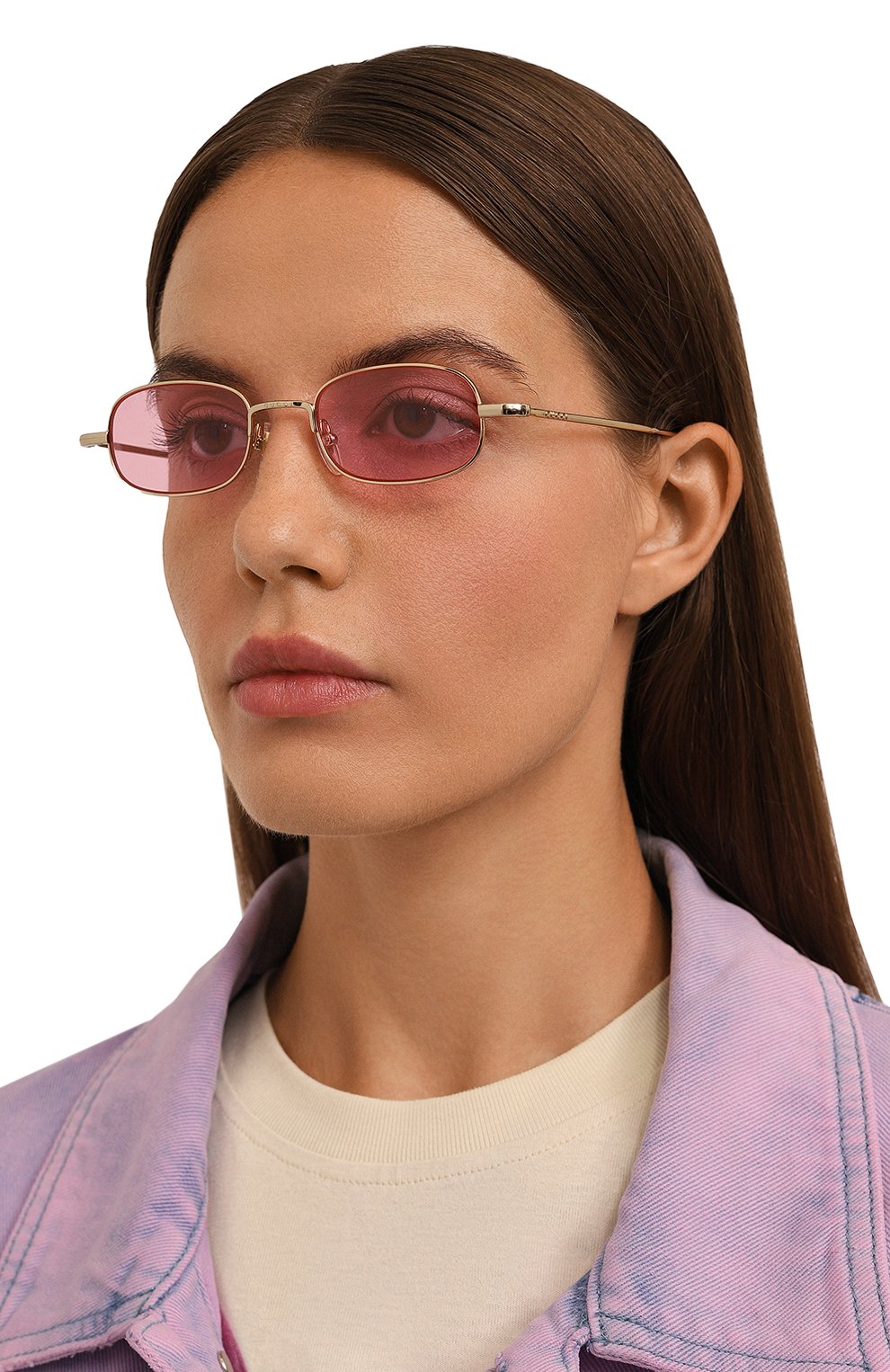 Солнцезащитные очки GUCCI розового цвета по цене 41950 руб., арт. GG1648S 005, фото 2 Солнцезащитные очки GUCCI, арт. GG1648S 005, фото 2