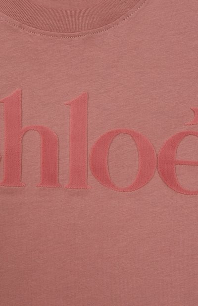 Хлопковая футболка CHLOÉ, арт. C20652, фото 3