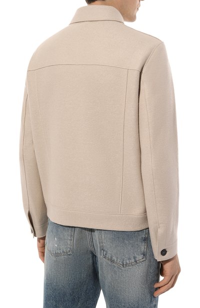 Шерстяная куртка-рубашка HARRIS WHARF LONDON, арт. C9331MLK, фото 4