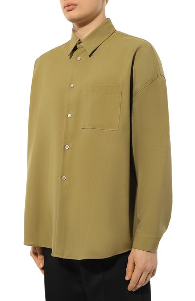 Шерстяная рубашка MARNI, арт. CUMU0061A3/TW839, фото 3