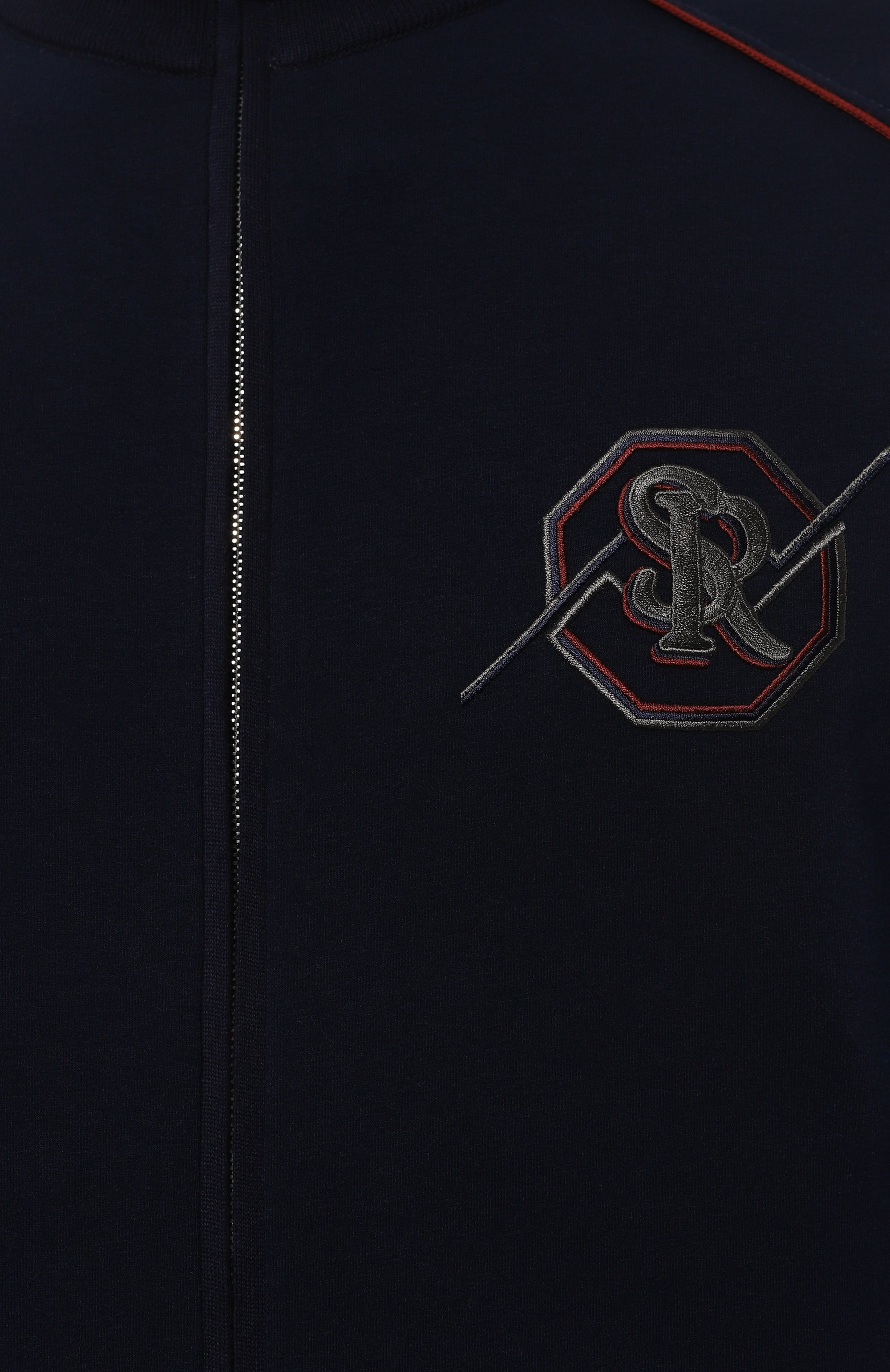 Хлопковая толстовка STEFANO RICCI темно-синего цвета по цене 108000 руб., арт. K101028R31/T23350, фото 5 Хлопковая толстовка STEFANO RICCI, арт. K101028R31/T23350, фото 5