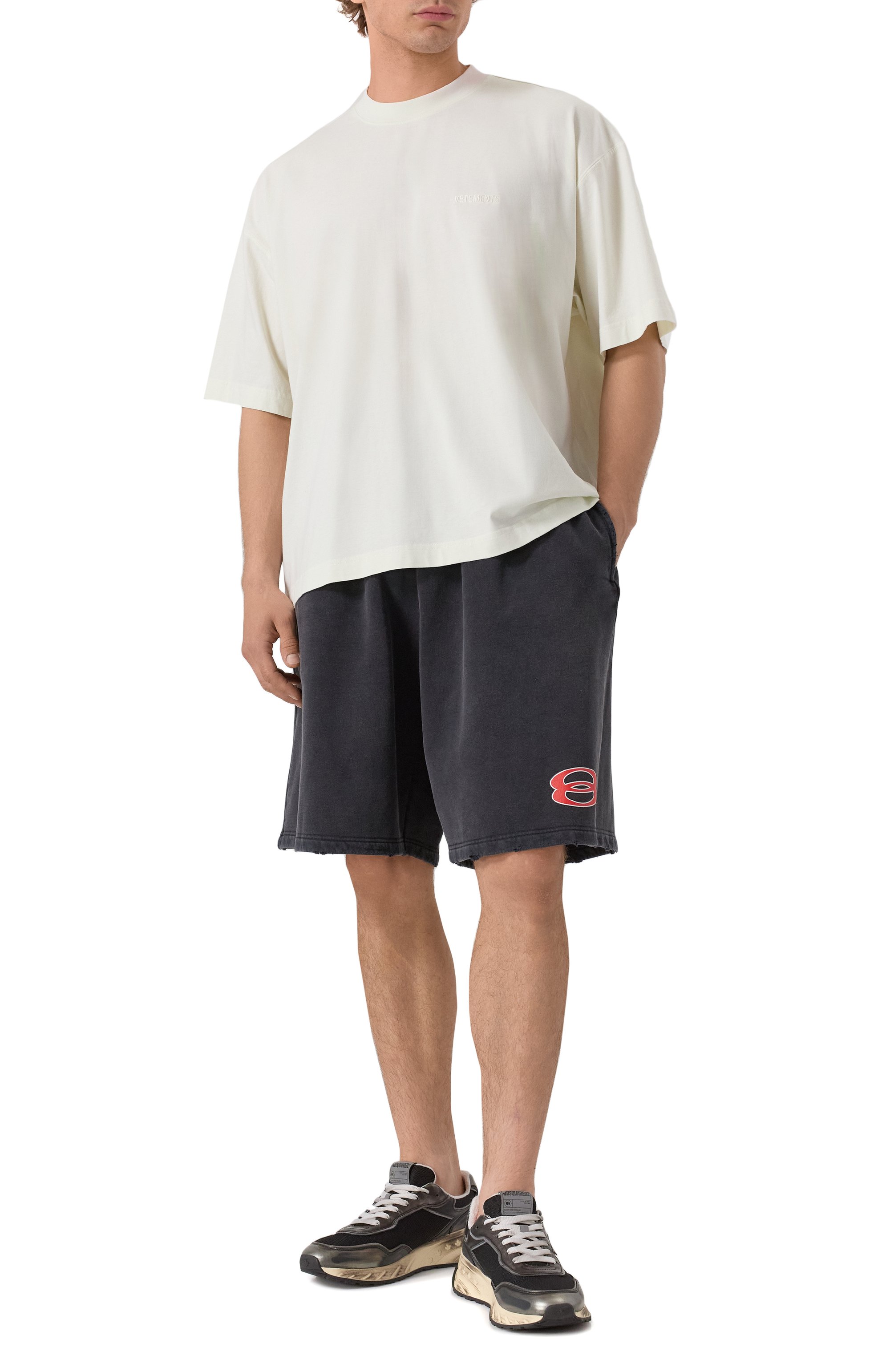 Хлопковые шорты BALENCIAGA, арт. 826635/TSVE1, фото 2