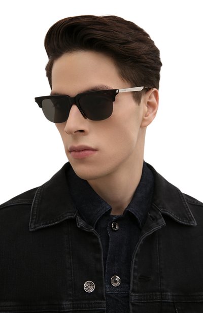 Солнцезащитные очки SAINT LAURENT коричневого цвета по цене 33450 руб., арт. SL 420 003, фото 3 Солнцезащитные очки SAINT LAURENT, арт. SL 420 003, фото 3