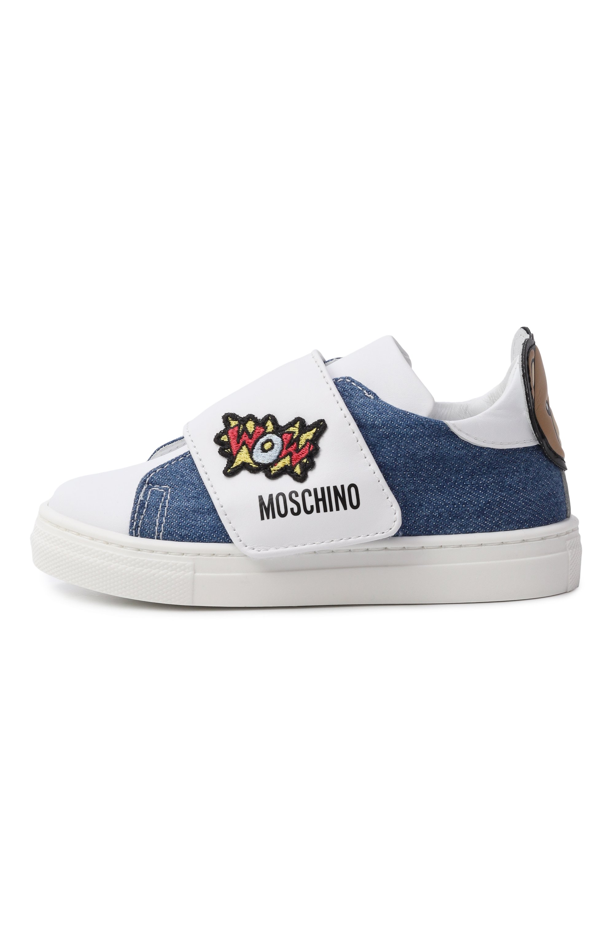 Комбинированные кеды MOSCHINO, арт. 82958/VAR1, фото 2