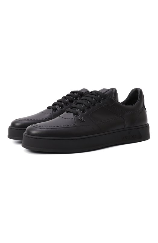 Кожаные кеды Artioli 0S688/CALF ELITE Чёрный 0S688/CALF ELITE