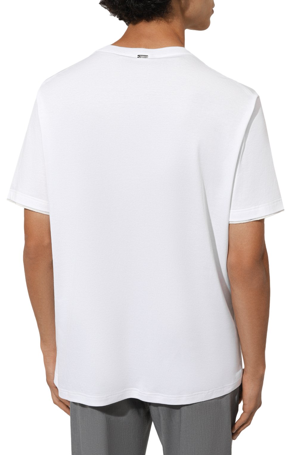 Хлопковая футболка HERNO, арт. JG00031UR/52052, фото 4