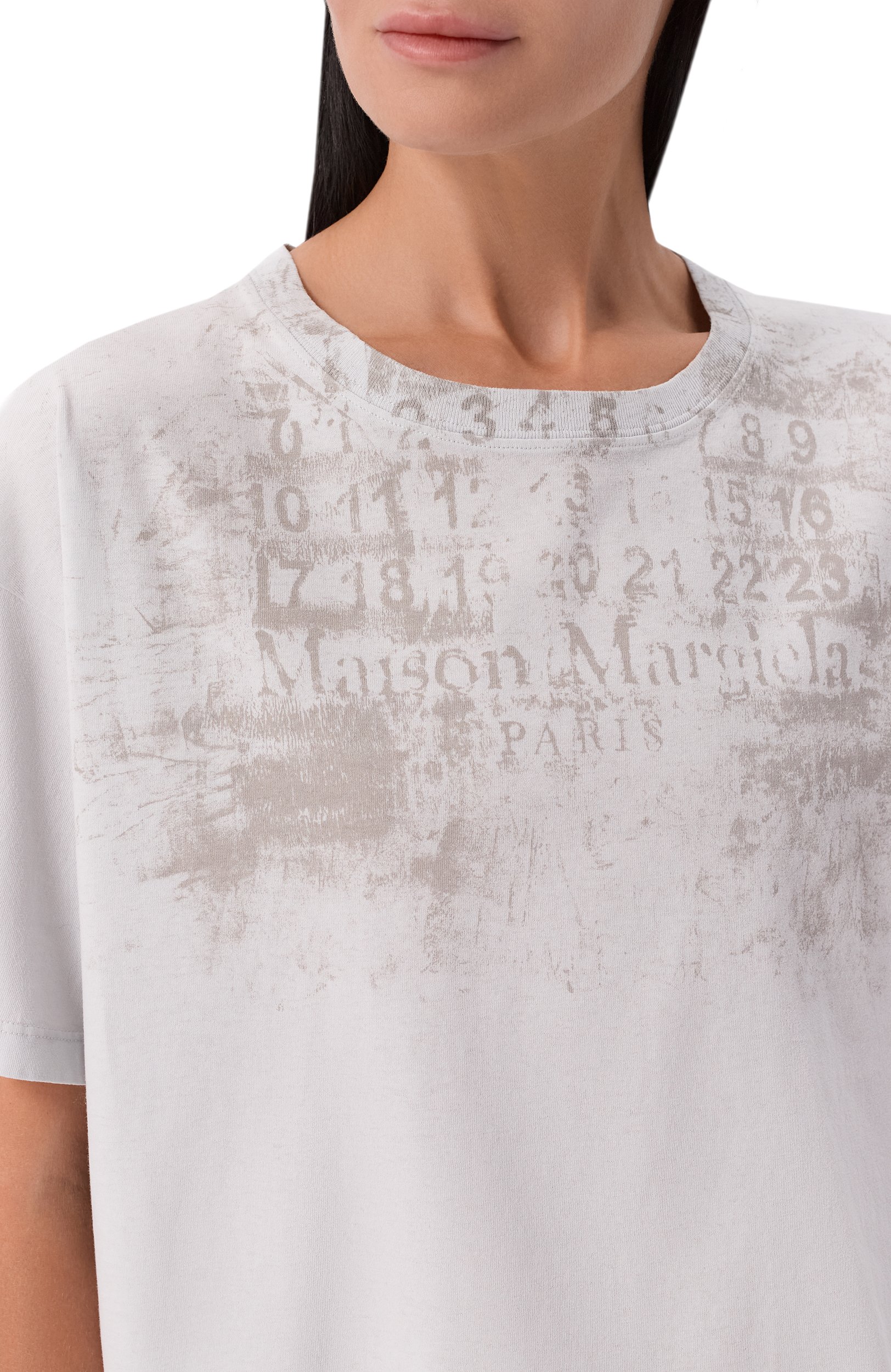 Хлопковая футболка MAISON MARGIELA, арт. S51GC0555/S24607, фото 5