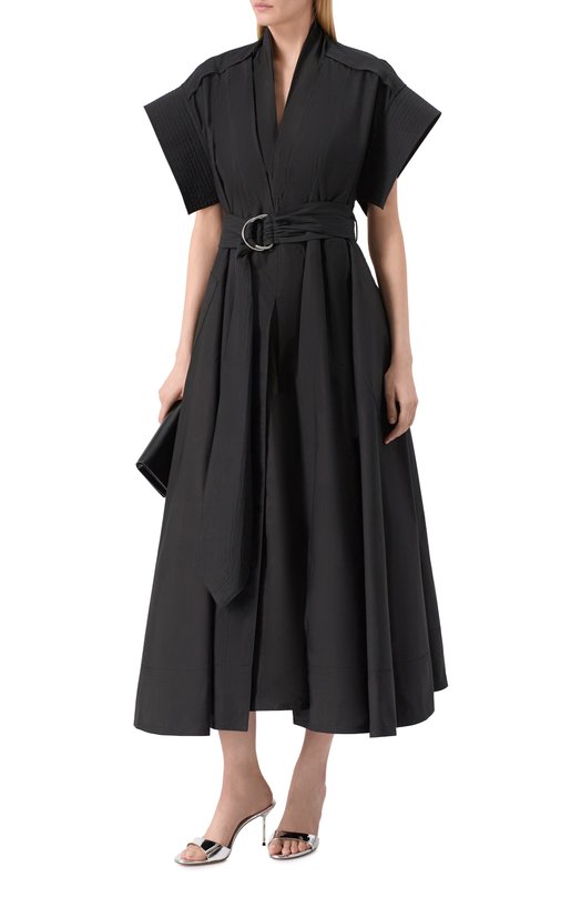 Хлопковое платье Lanvin RW-DR0007-6149-P26 Чёрный  RW-DR0007-6149-P26 Фото 2