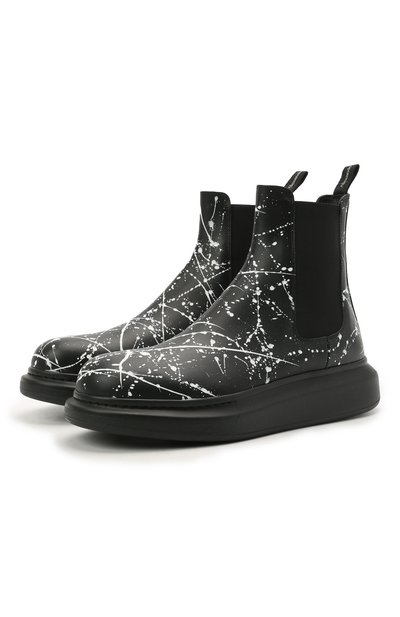 Кожаные челси ALEXANDER MCQUEEN, арт. 647178/WHFLB, фото 1