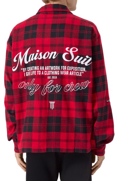 Хлопковая куртка-рубашка DIEGO VENTURINO, арт. DVCMC-FZ-BRDVMS, фото 4