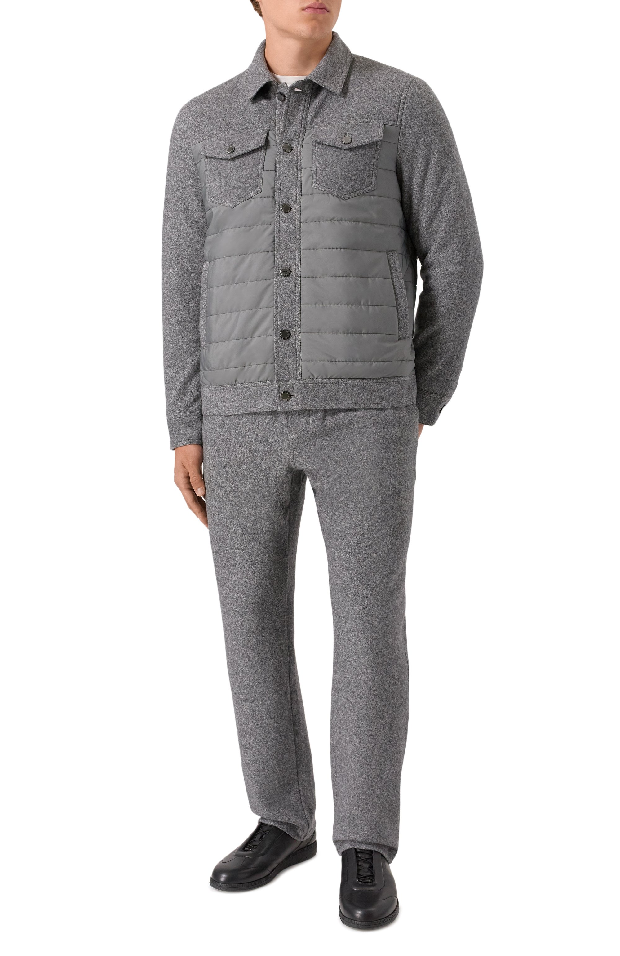 Кожаные кеды dbs-olympic SANTONI, арт. MBPG22109NERK0IL, фото 2