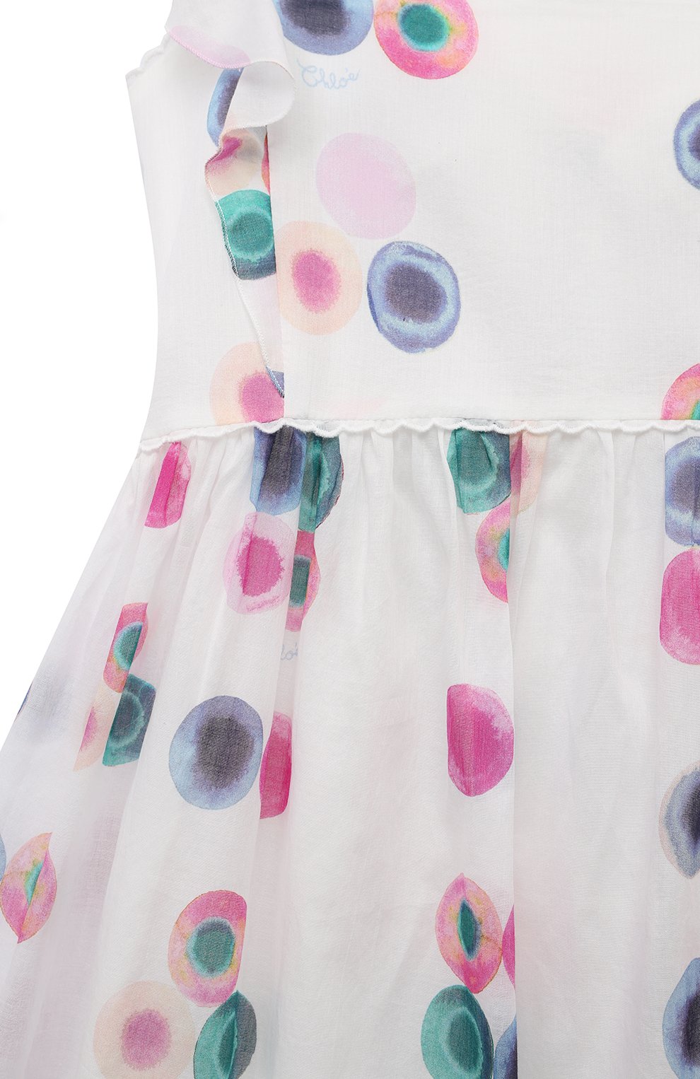 Хлопковый сарафан CHLOÉ, арт. C20198/14A, фото 3