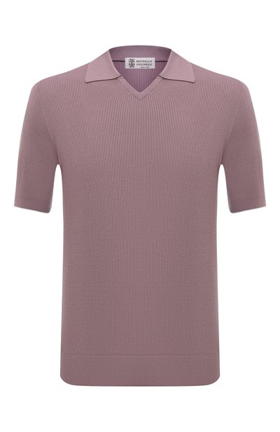 Мужская хлопковое поло BRUNELLO CUCINELLI, арт. M2900B2020