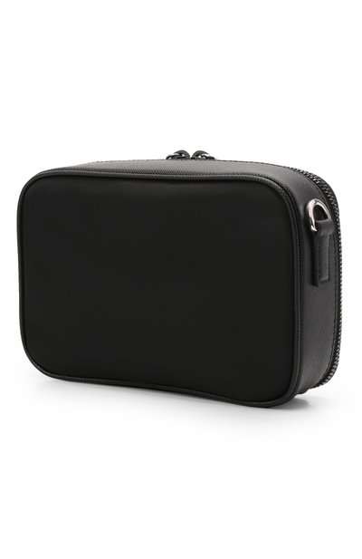 Комбинированная сумка PRADA черного цвета по цене 135000 руб., арт. 2VH070-2DMH-F0002-EMP, фото 4 Комбинированная сумка PRADA, арт. 2VH070-2DMH-F0002-EMP, фото 4