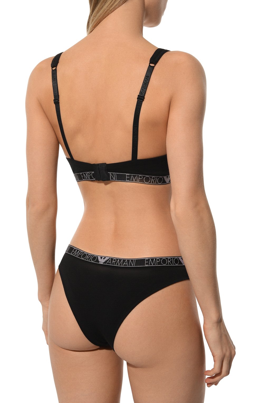 Комплект из двух трусов-слипов EMPORIO ARMANI черного цвета по цене 5590 руб., арт. 164752/4R223, фото 3 Комплект из двух трусов-слипов EMPORIO ARMANI, арт. 164752/4R223, фото 3