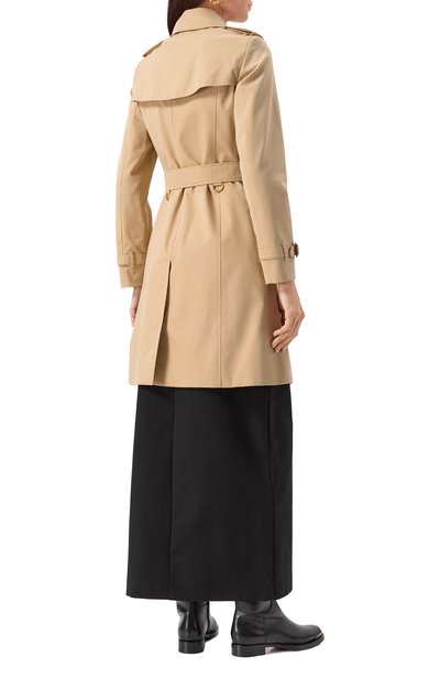 Хлопковый тренч BURBERRY, арт. 8079404, фото 4