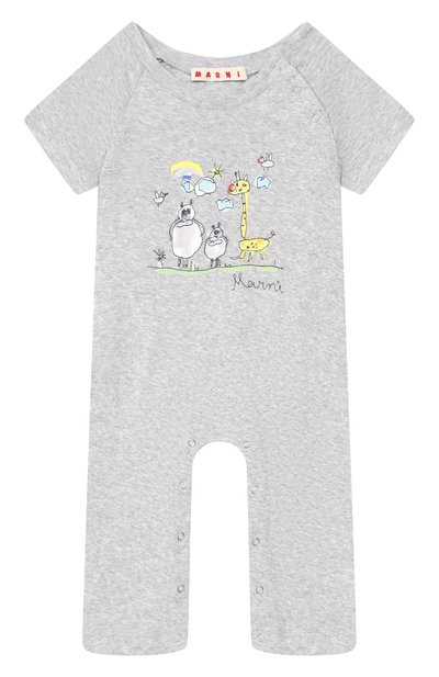 Хлопковый комбинезон MARNI, арт. M01782/M00UL