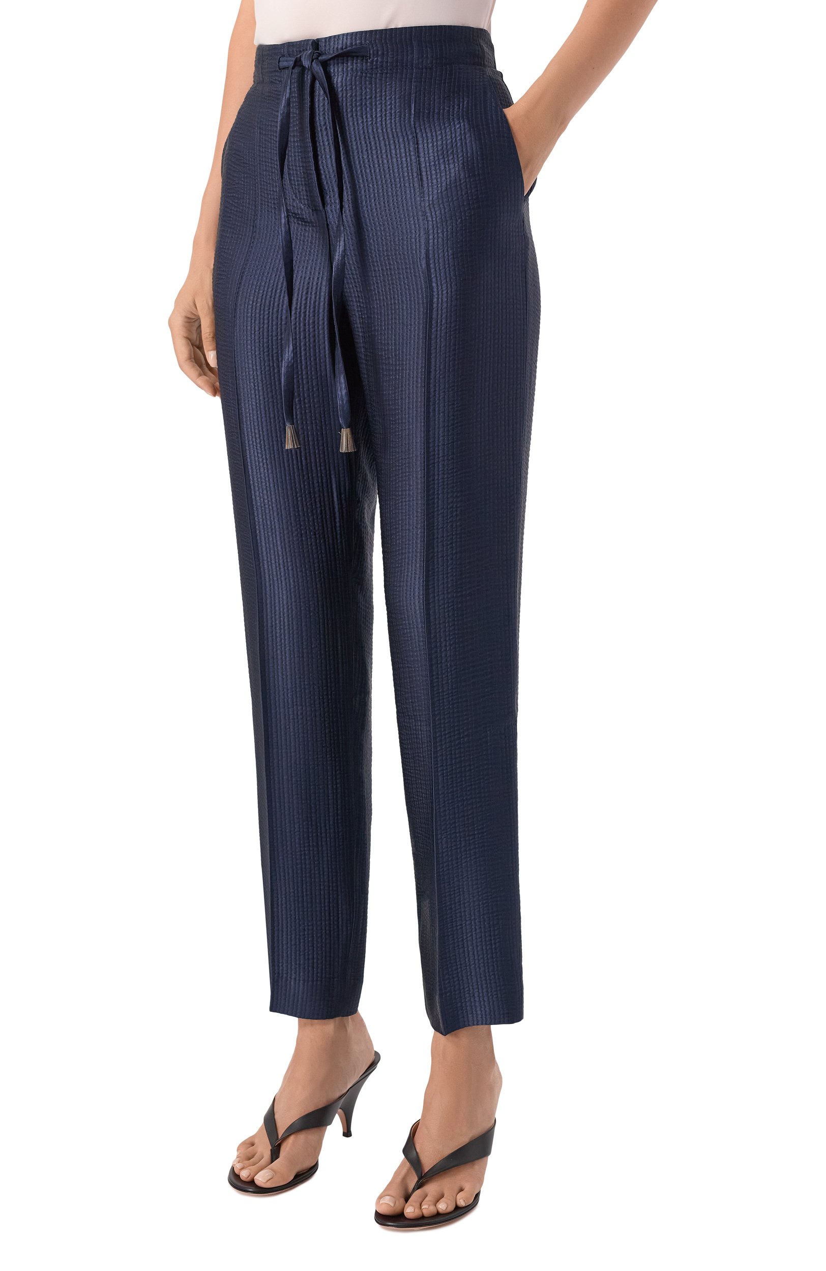 Брюки из вискозы и шерсти GIORGIO ARMANI, арт. GW003474/TE22827, фото 3