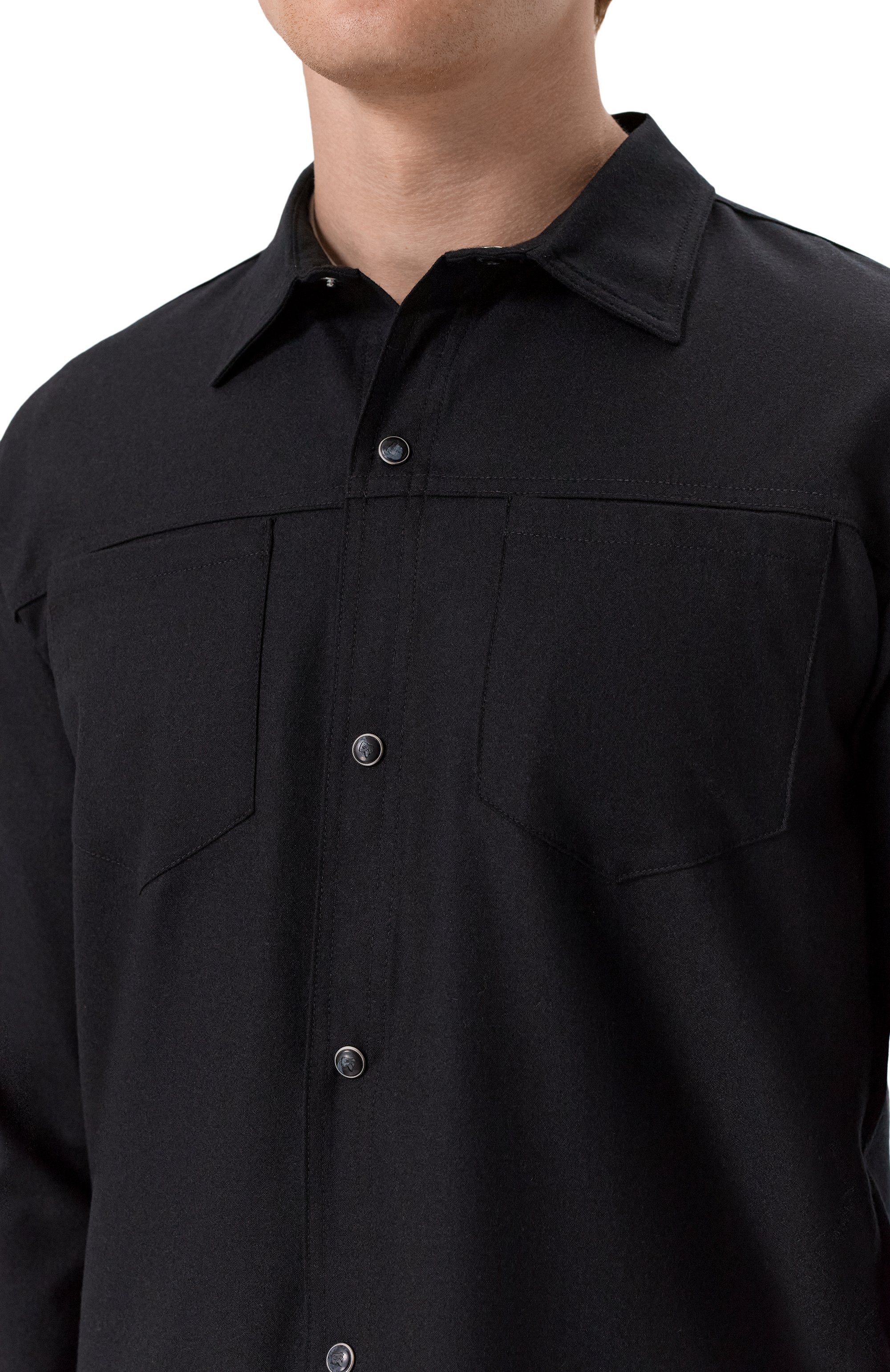 Кашемировая рубашка MARCO PESCAROLO, арт. ZEUS/5243, фото 5