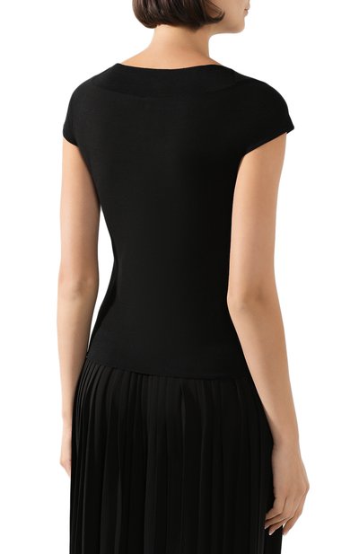 Топ из смеси шерсти и шелка GIORGIO ARMANI, арт. 3HAMA5/AMB2Z, фото 4