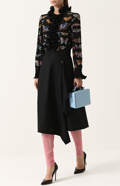 Прозрачны е кружевные легинсы GUCCI, арт. 493615/XT519, фото 2