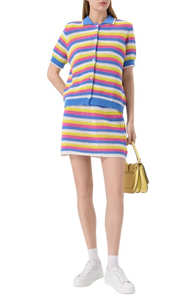 Хлопковый кардиган ADDICTED разноцветного цвета по цене 19600 руб., арт. TS2508.2130-2128, фото 2 Хлопковый кардиган ADDICTED, арт. TS2508.2130-2128, фото 2