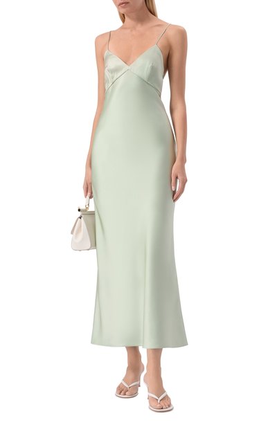 Женское атласное платье MVST, арт. M26.2PW.D014/F096 D0UBLE SATIN