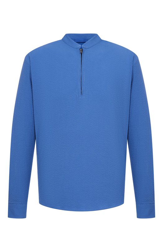 Хлопковая рубашка MVST M26.2PM.B020/F133 SEERSUCKER Синий M26.2PM.B020/F133 SEERSUCKER